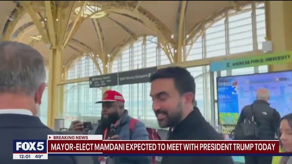 Mamdani arrives in D.C. ahead of first White House meeting with Trump