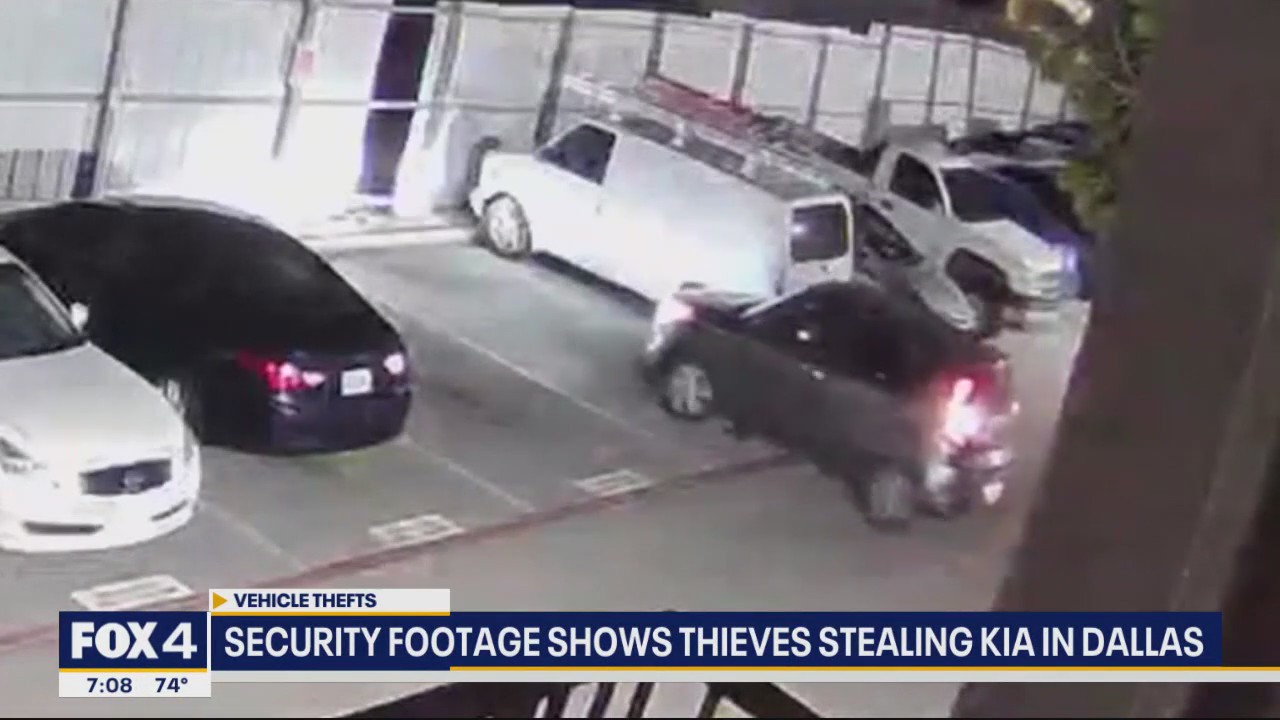 Video shows thieves stealing cars in Dallas