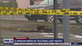 3 arson fires in Tacoma overnight