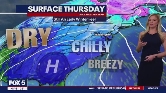 FOX 5 Weather forecast for Thursday, December 7