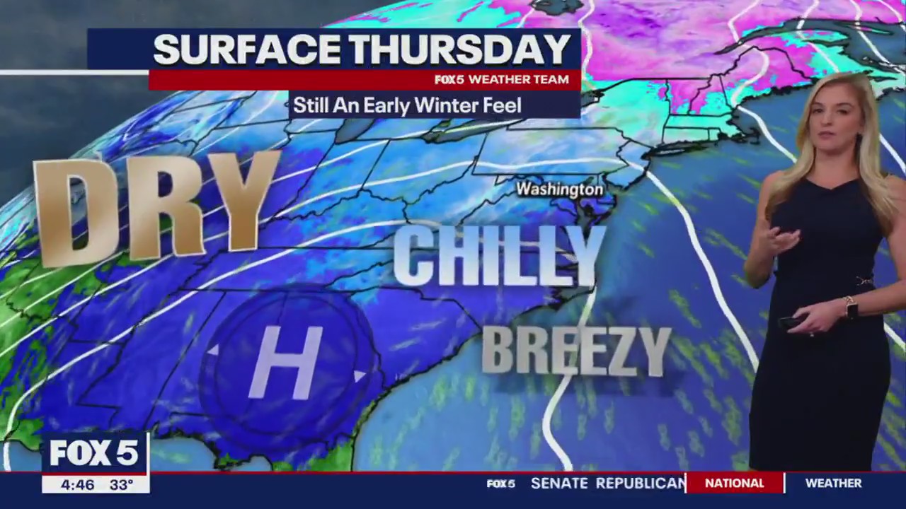 FOX 5 Weather forecast for Thursday, December 7