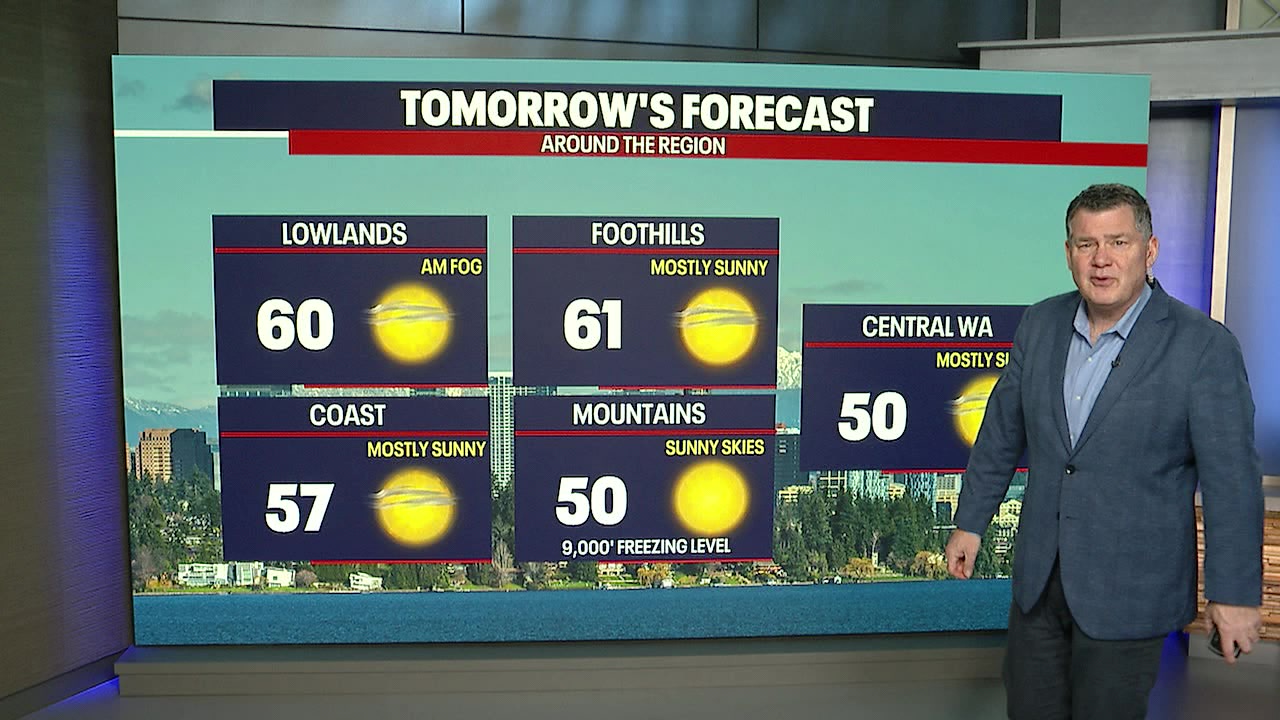 Seattle weather: Warmer, sunny days ahead