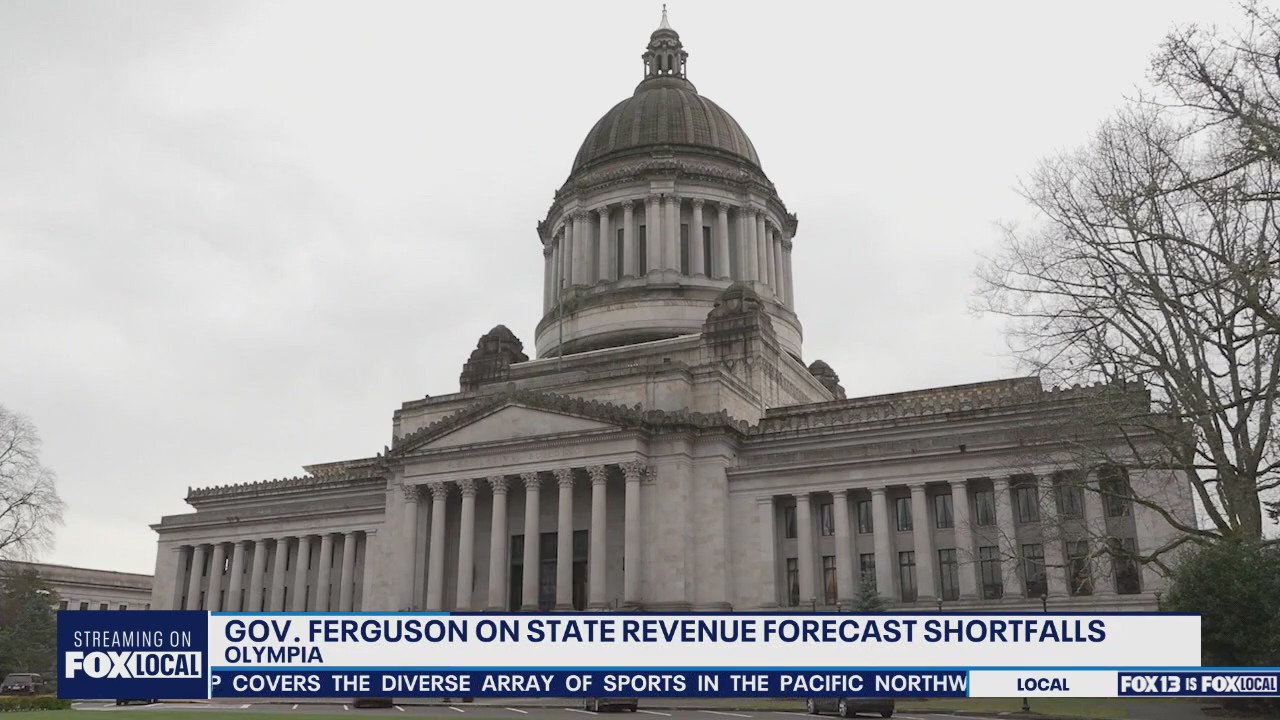 Gov. Ferguson speaks on state revenue forecast shortfalls
