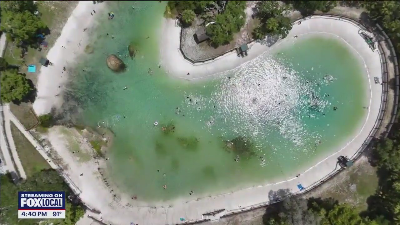 Cooling off at Lithia Springs Park