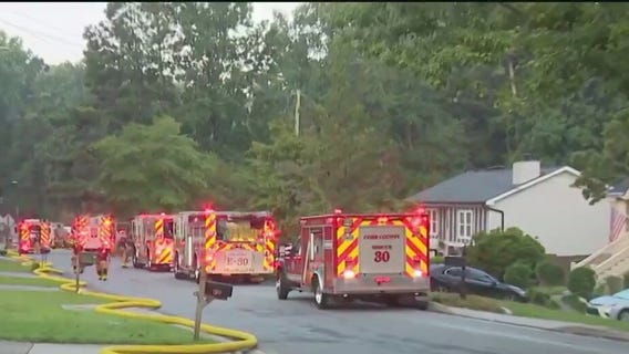 House fire in Marietta