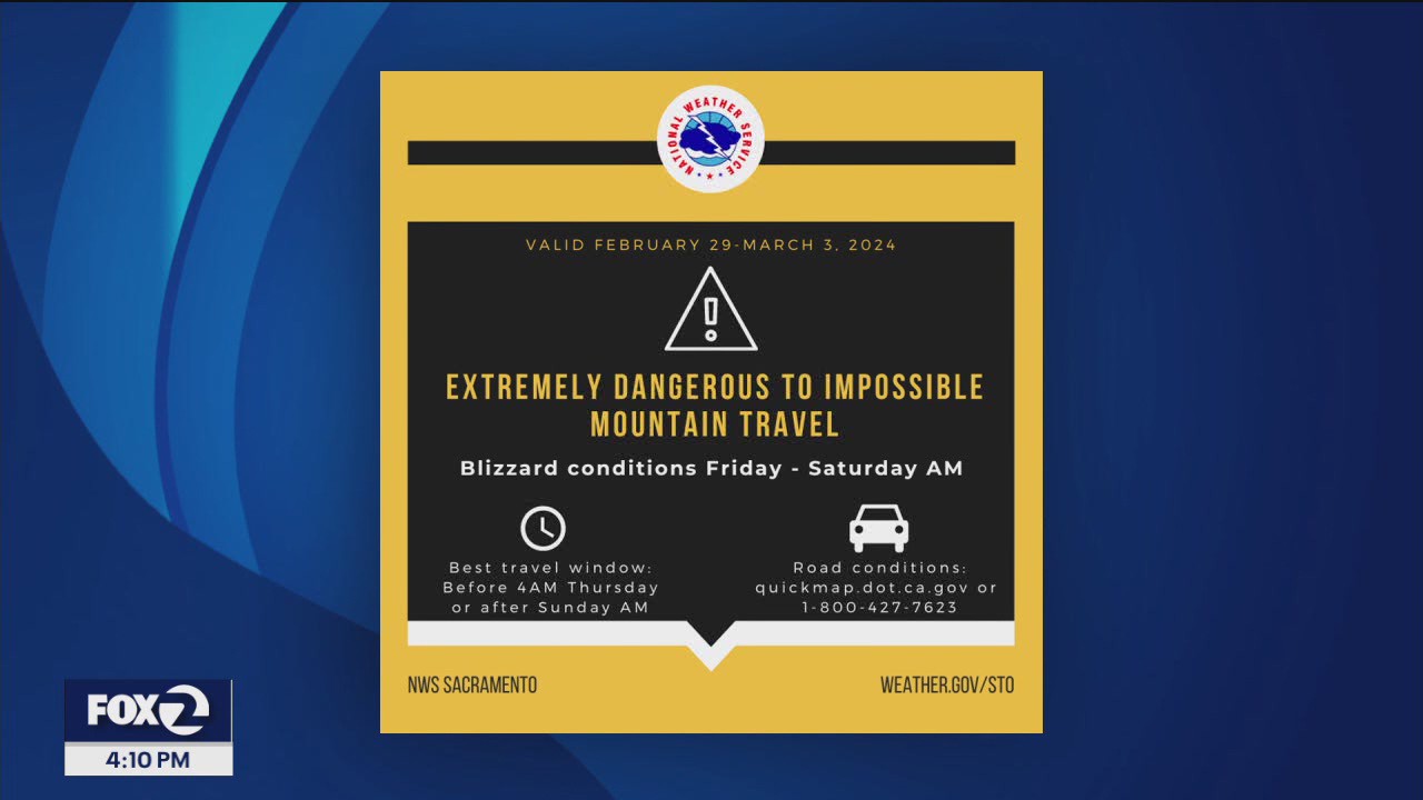 Skiers, snowboarders preparing for massive Sierra storm