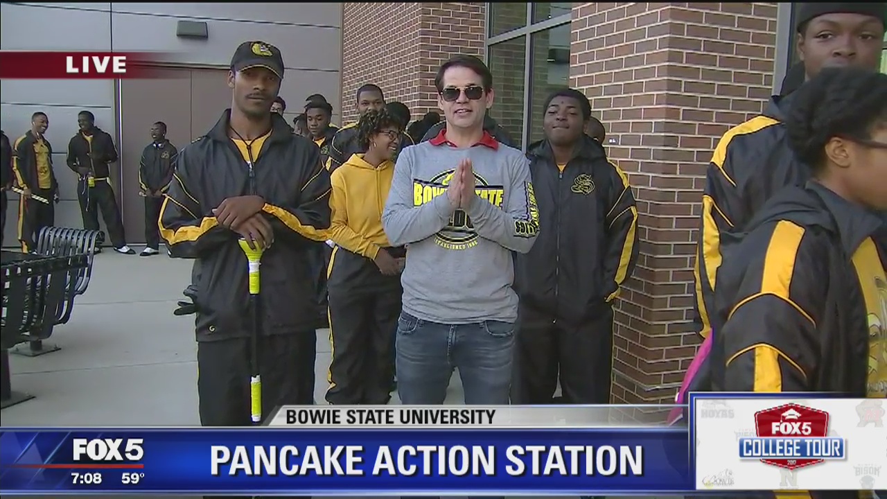 Bowie State University | FOX 5 College Tour: Pancake Action Station