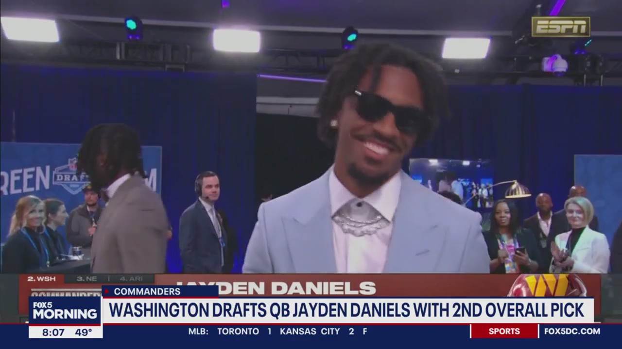 Washington Commanders draft Jayden Daniels