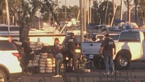 U.S. Customs raids boat in Marina del Rey; agents find stacked blocks of pot