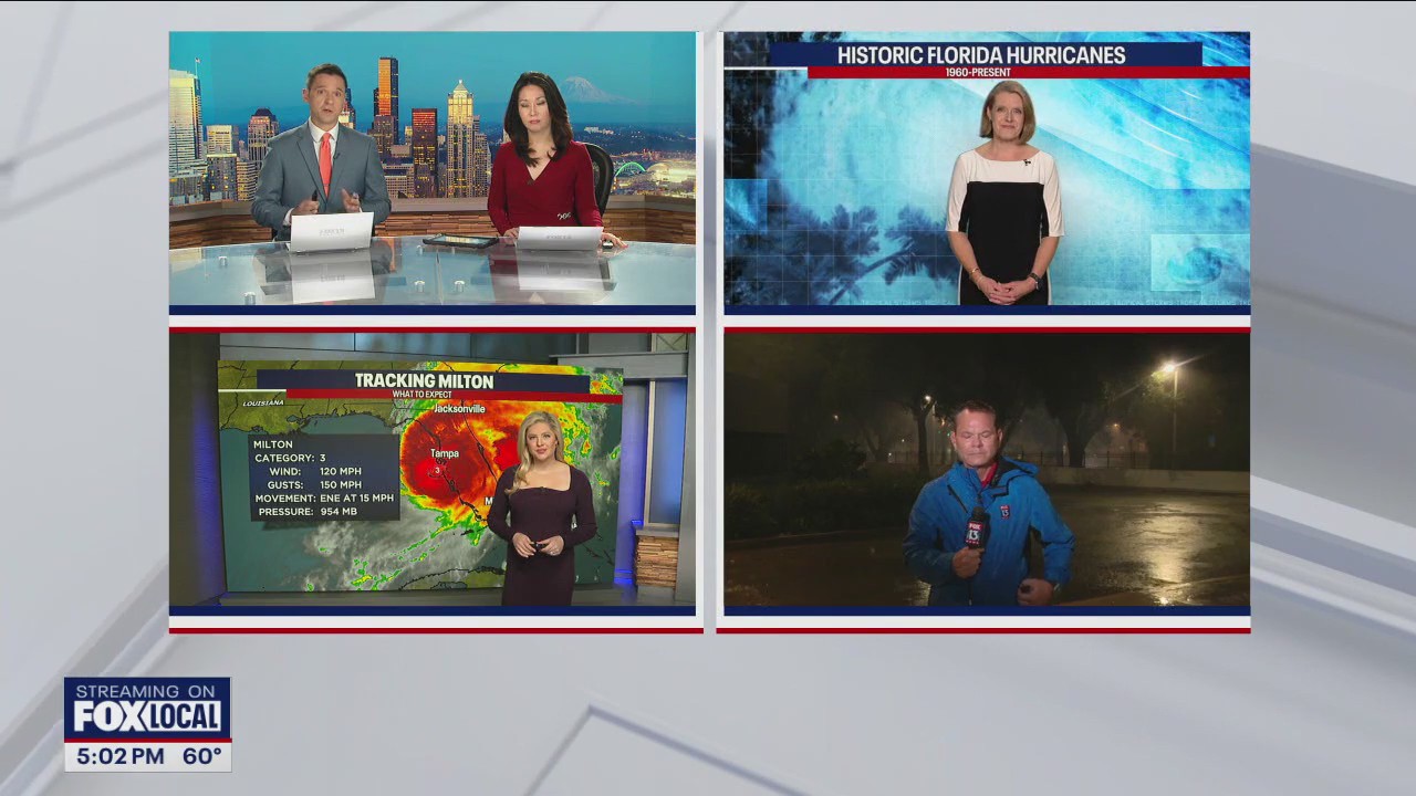 Tracking Hurricane Milton as it makes landfall
