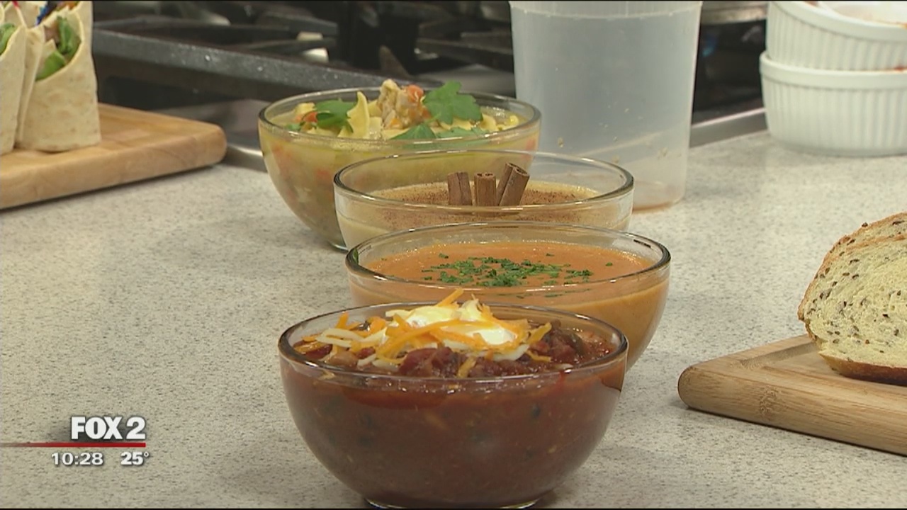 Making soup with Papa Joe's Gourmet