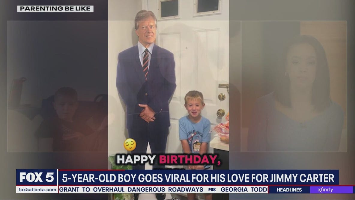 5-year-old obsessed with Jimmy Carter goes viral