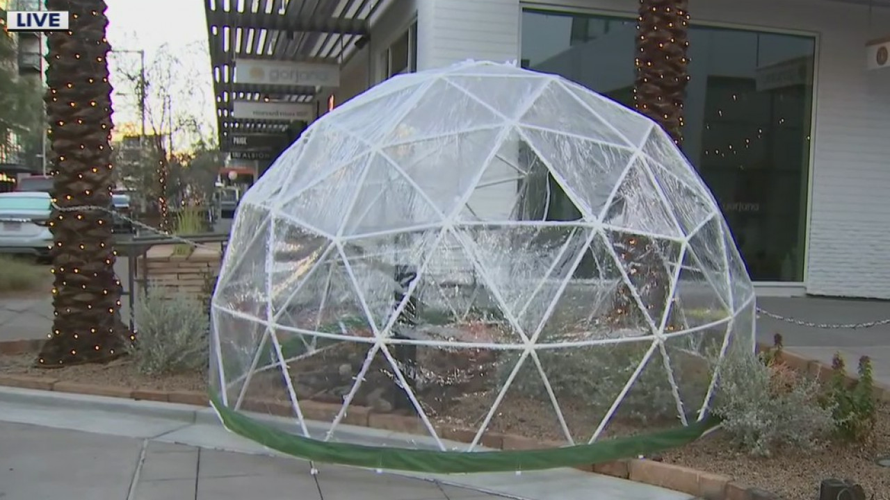 Scottsdale Quarter setting up domes for safe outdoor dining