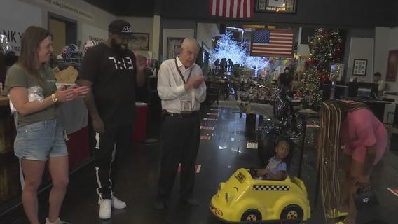 Gallery Furniture donates to family who lost everything during Texas big freeze