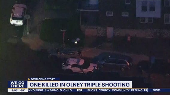 Police: 1 killed in Olney triple shooting