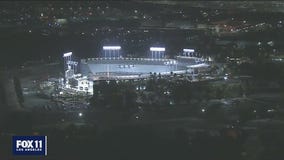 Despite reduced capacity and COVID-19 concerns, Dodgers fans celebrate expected return to ballpark