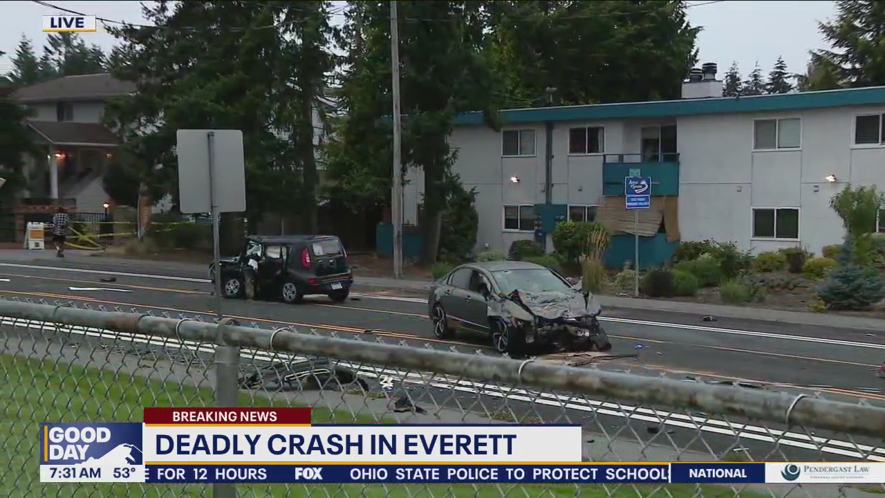 Deadly crash in Everett | FOX 13 Seattle