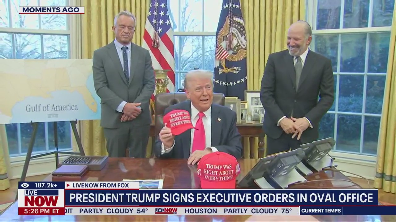 President Trump signs new executive orders