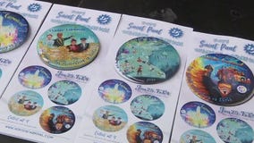 Union Depot tree light ceremony