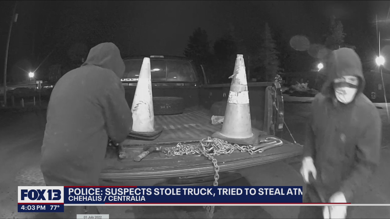 Police: Suspects stole truck, tried to steal ATM | FOX 13 Seattle