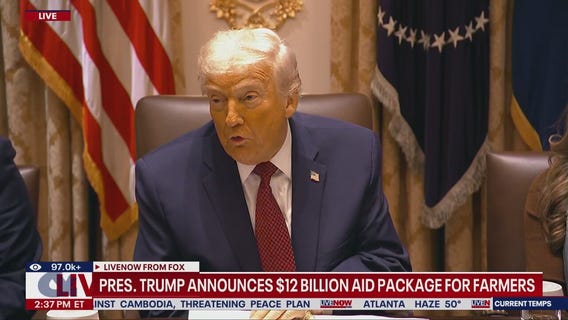 Trump announces $12 billion in aid to farmers