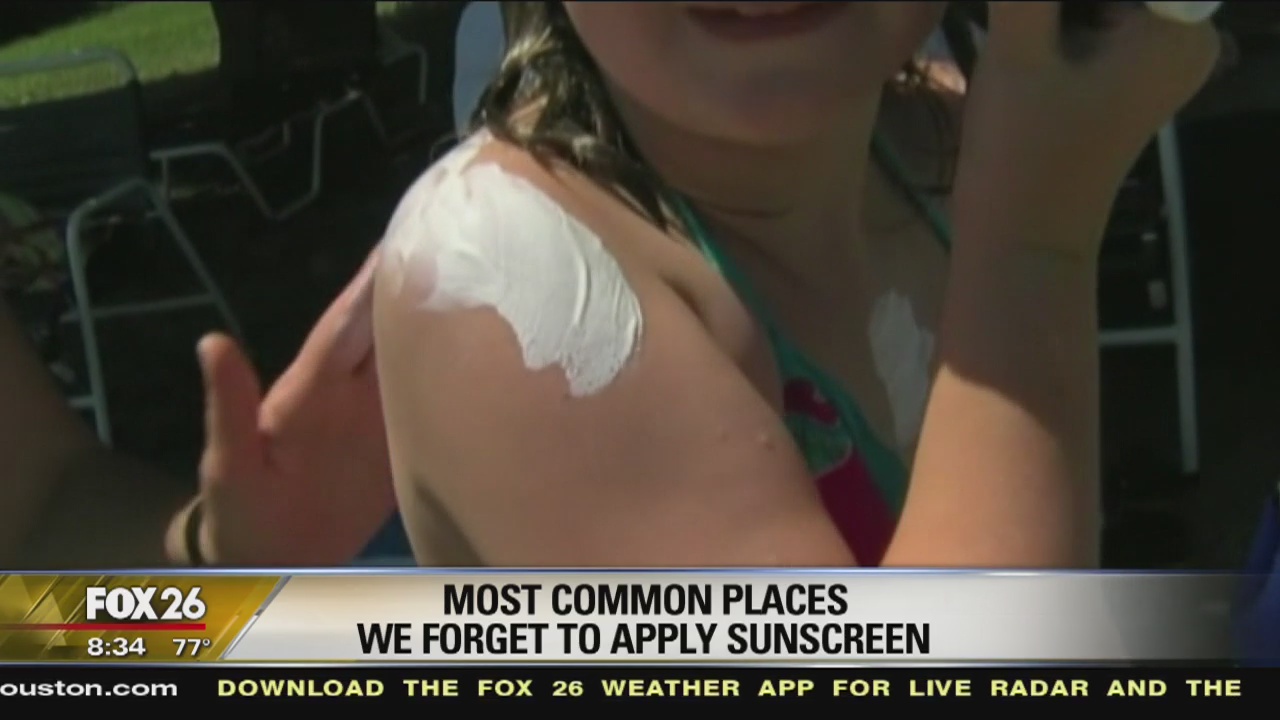 Where and how to properly use sunscreen