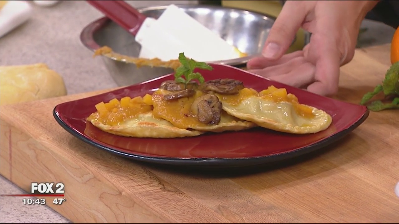 CPC Grille's pumpkin ravioli recipe