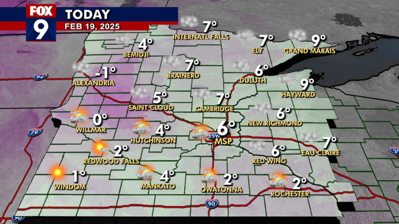 MN weather: Staying bitter cold again Wednesday