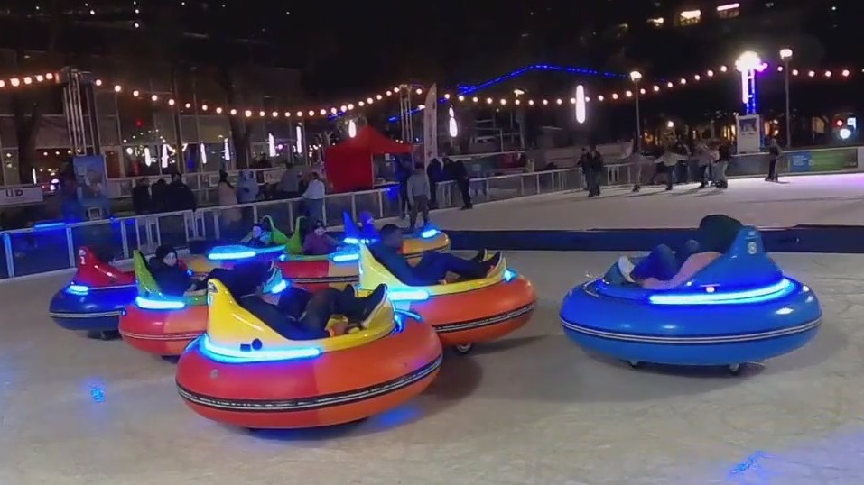 Discovery Green Bumper Cars On Ice