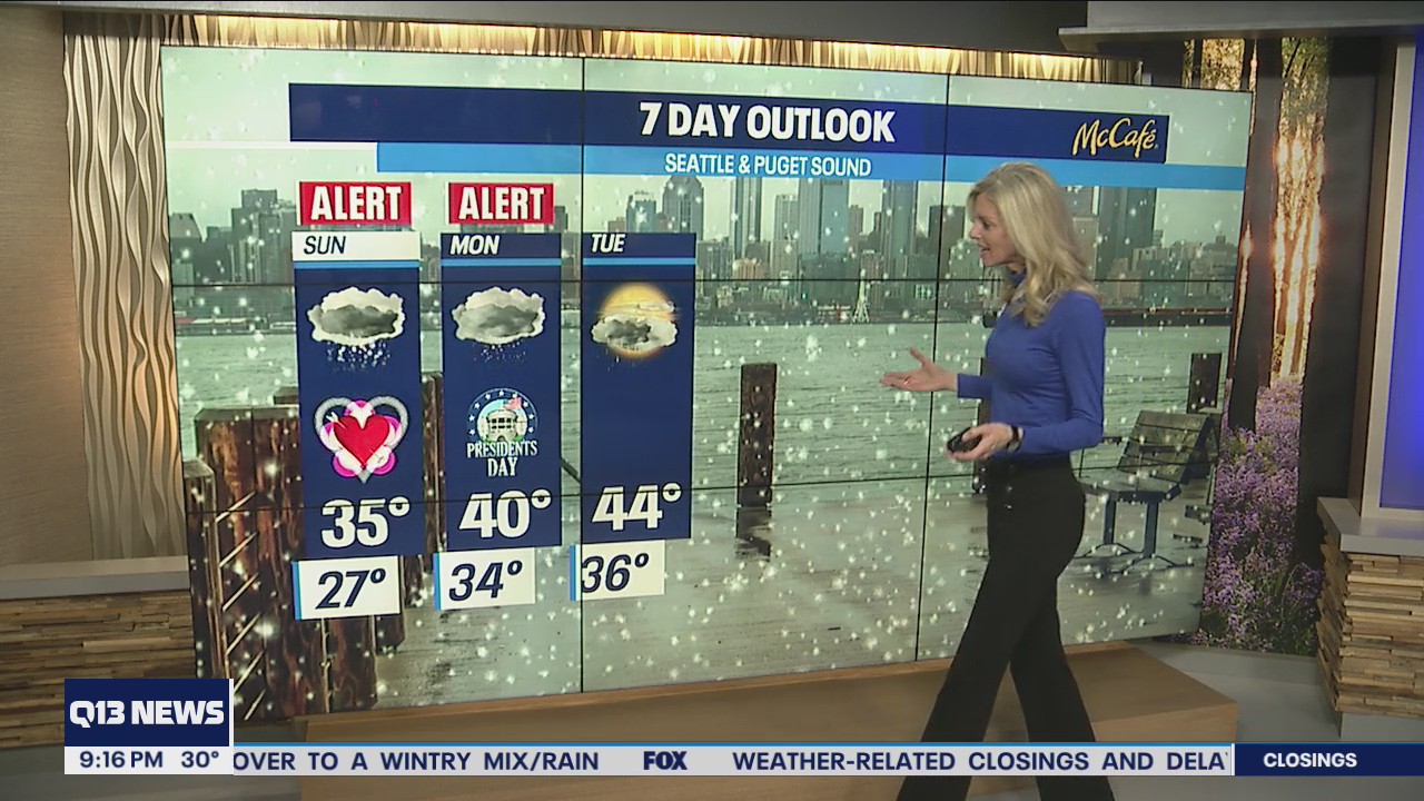 More snow on the way before turning to rain