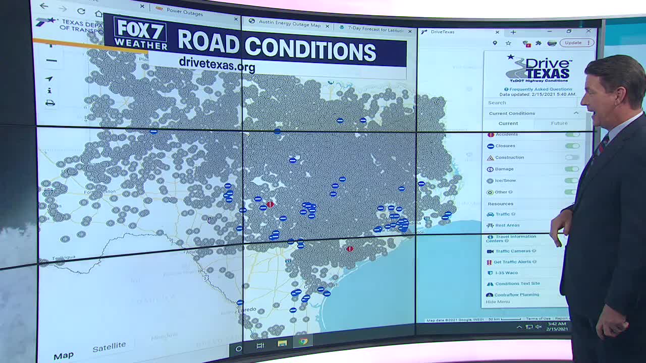 Morning weather forecast for February 15, 2021