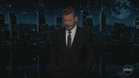 Jimmy Kimmel tears up in return: Charlie Kirk death not funny