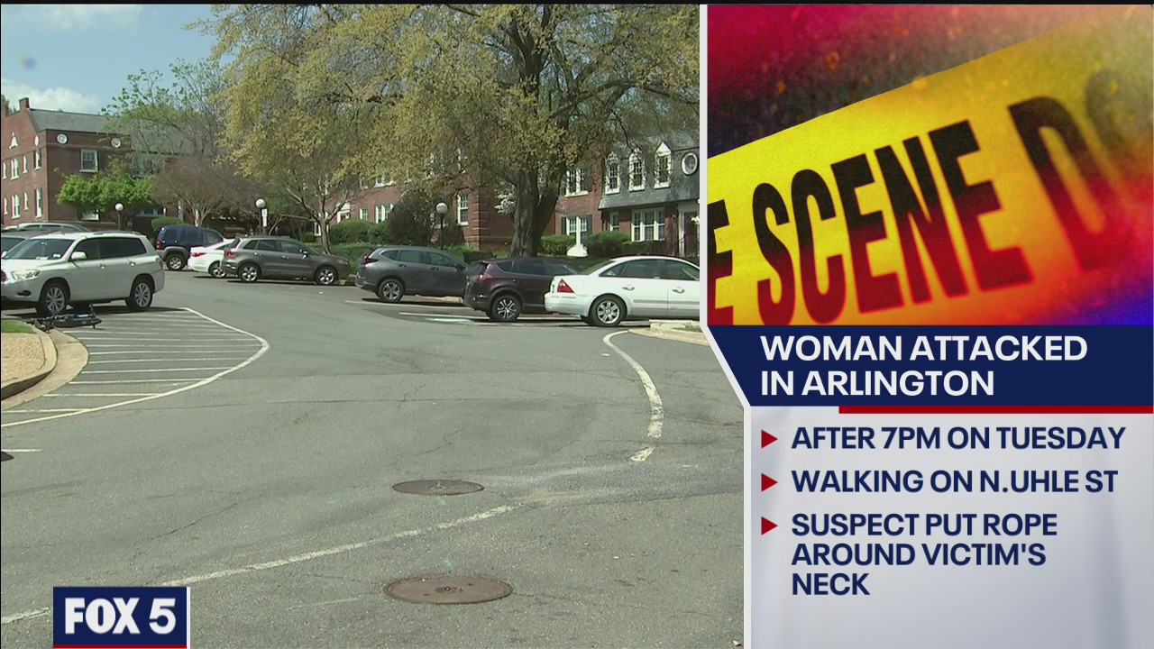 Arlington police looking for suspect who tried to strangle woman | FOX 5 DC