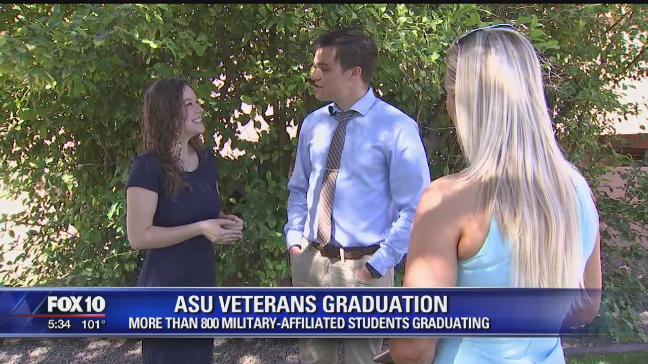Married military veterans graduate from ASU together