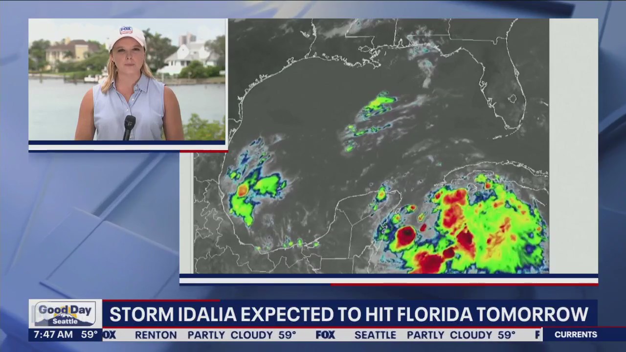 Storm Idalia expected to hit Florida Wednesday