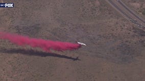 Crews battle fire southeast of Fountain Hills