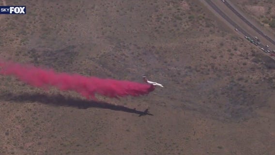 Crews battle fire southeast of Fountain Hills