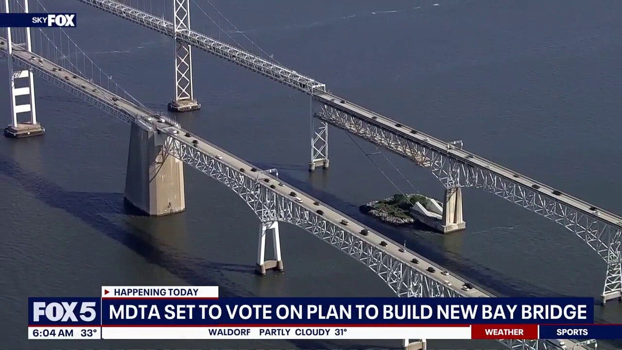 Vote on new Chesapeake Bay Bridge crossing plan expected