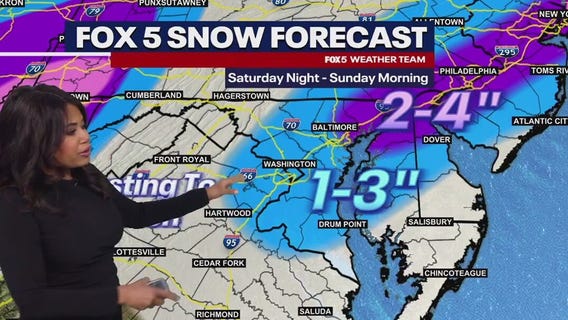 DC snow forecast: Snow brings chilling cold