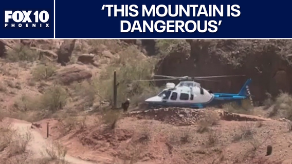 Phoenix Fire rescues 2 people from Echo Canyon Trail