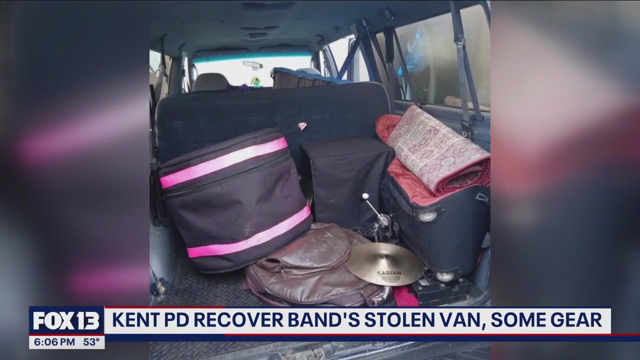 Kent PD recover Canadian band's stolen van