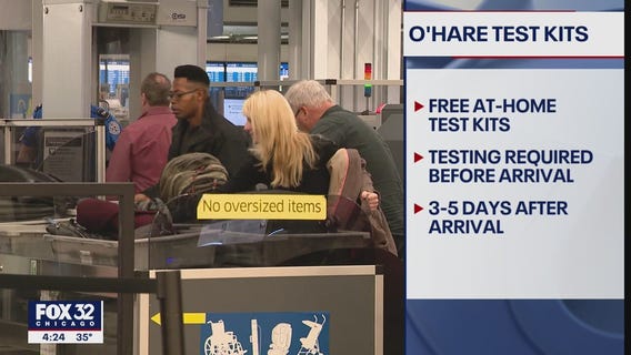O'Hare providing free at-home COVID tests