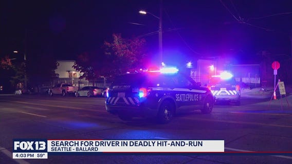 Seattle police searching for driver in deadly Ballard hit-and-run