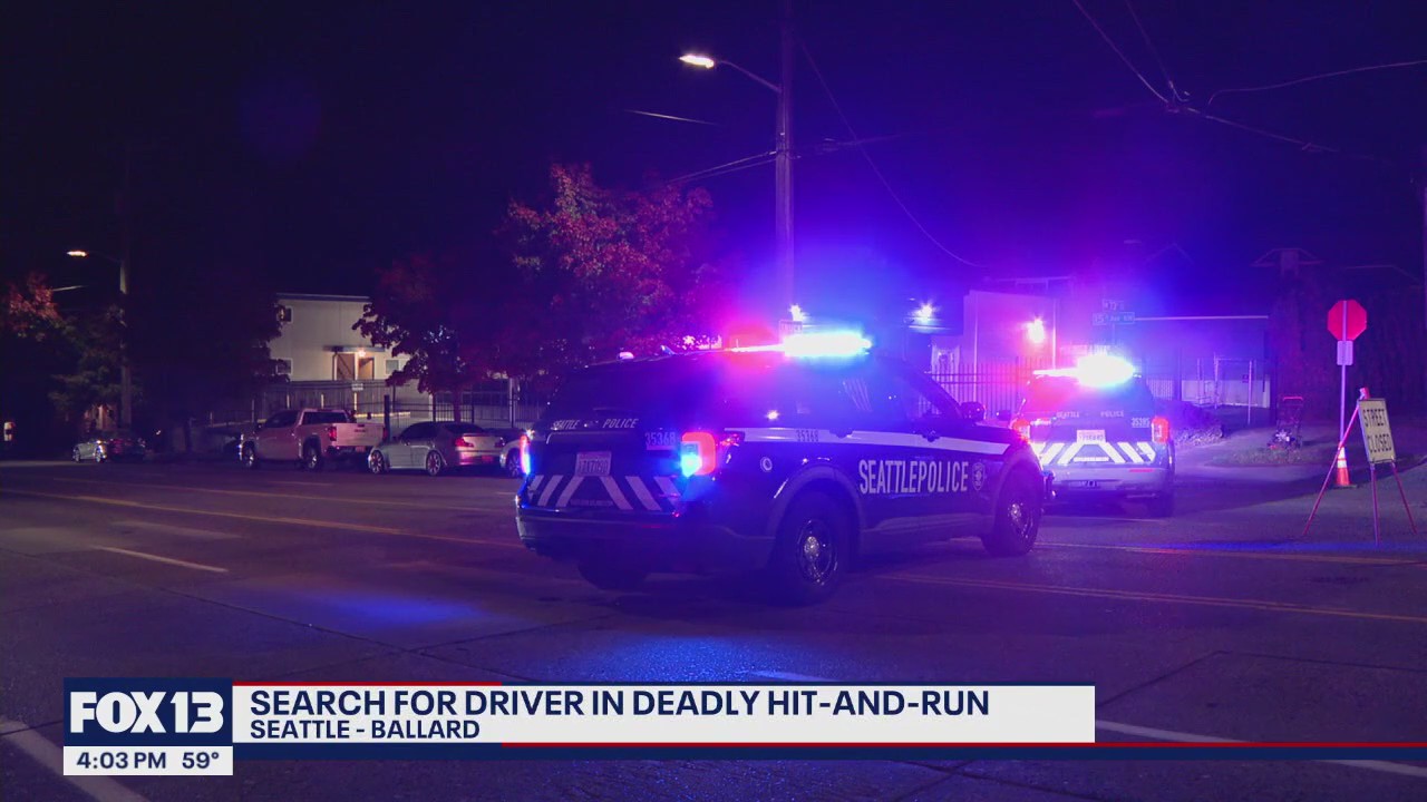 Seattle police searching for driver in deadly Ballard hit-and-run