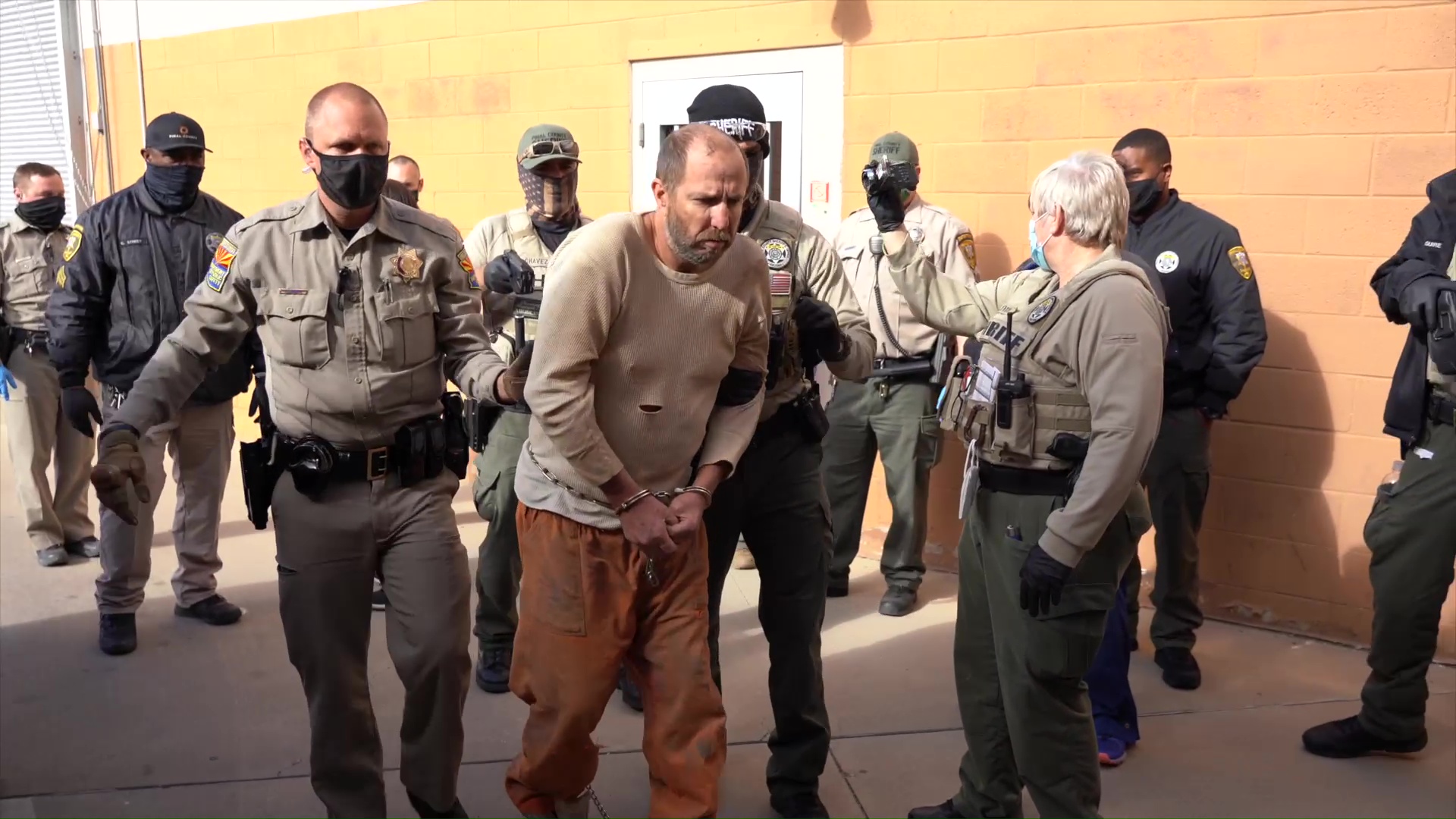 Raw Video: Florence prison escapees taken back into custody