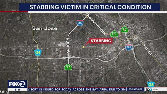 San Jose stabbing victim in critical condition