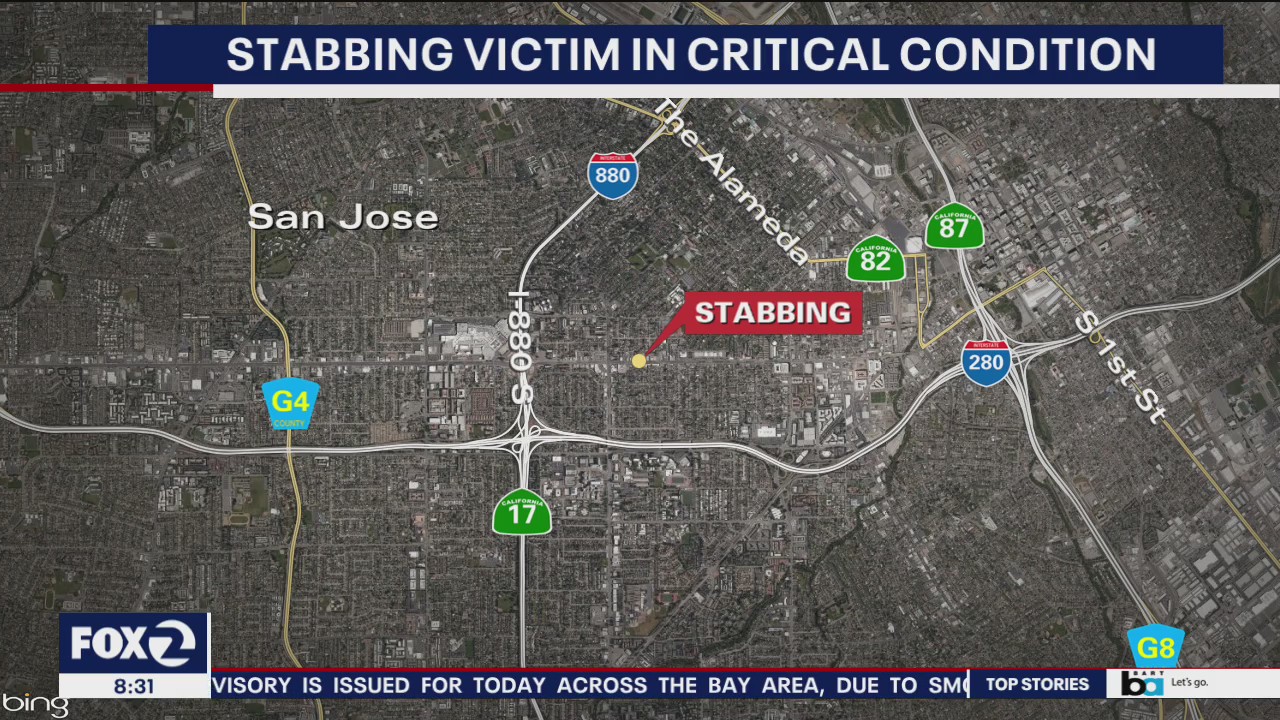 San Jose stabbing victim in critical condition