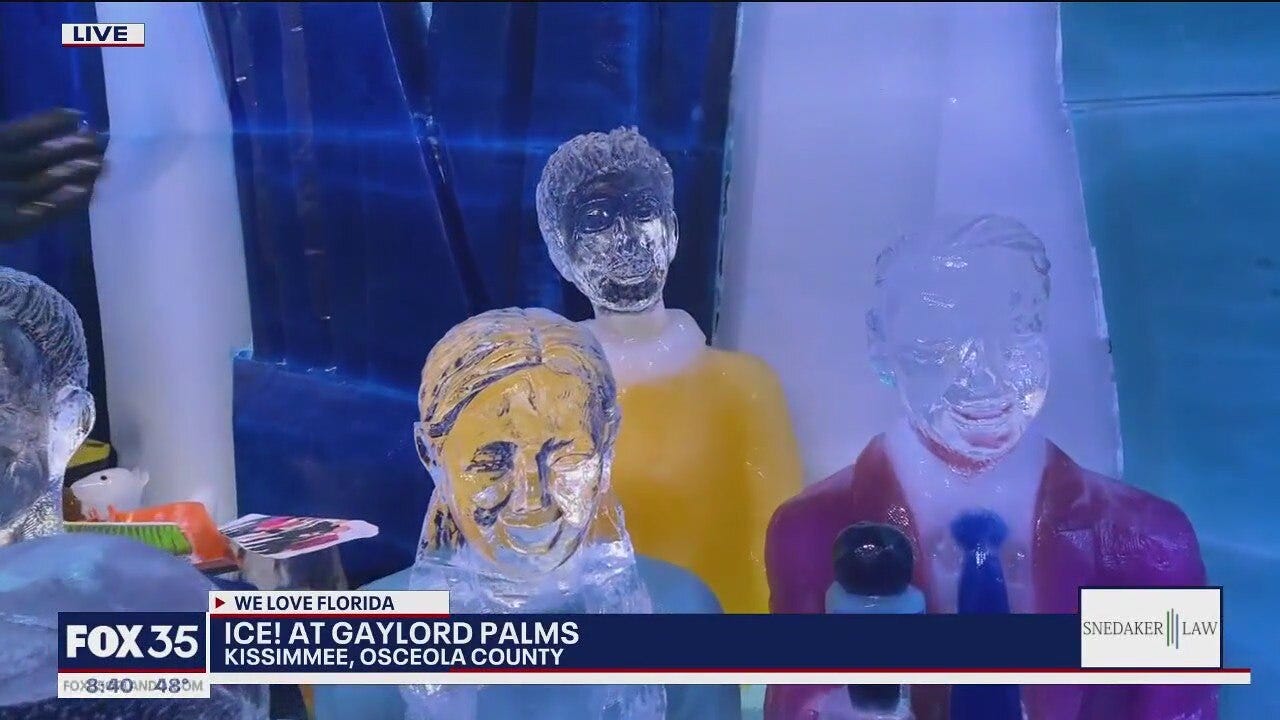 Gaylord Palms hosts "ICE!" 10 scenes from Rudolph