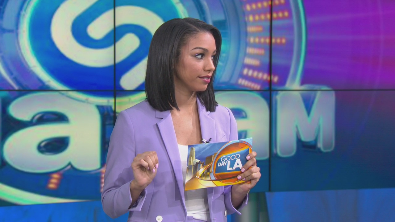 Good Day LA plays 'Beat Shazam' with Corinne Foxx