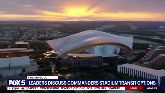 DC leaders discuss transit options for Commanders new stadium